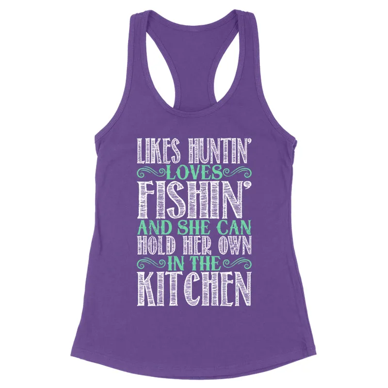 Likes Huntin' Loves Fishin' Apparel