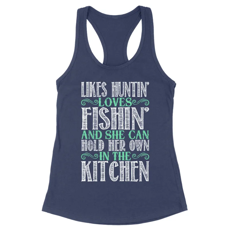 Likes Huntin' Loves Fishin' Apparel