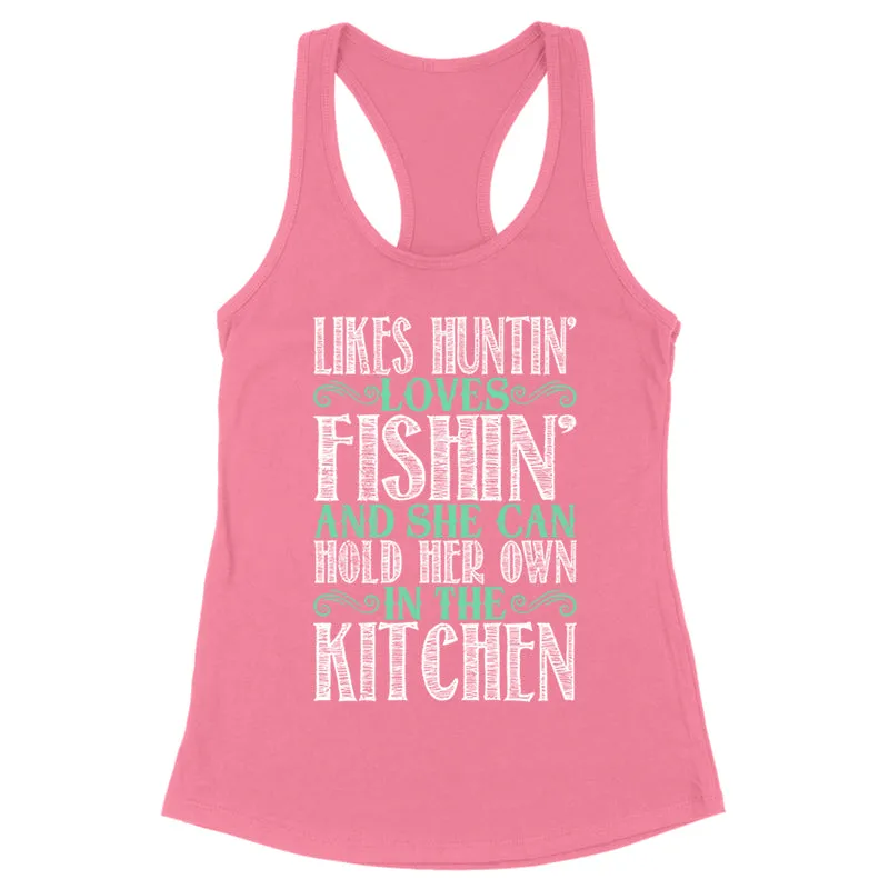 Likes Huntin' Loves Fishin' Apparel