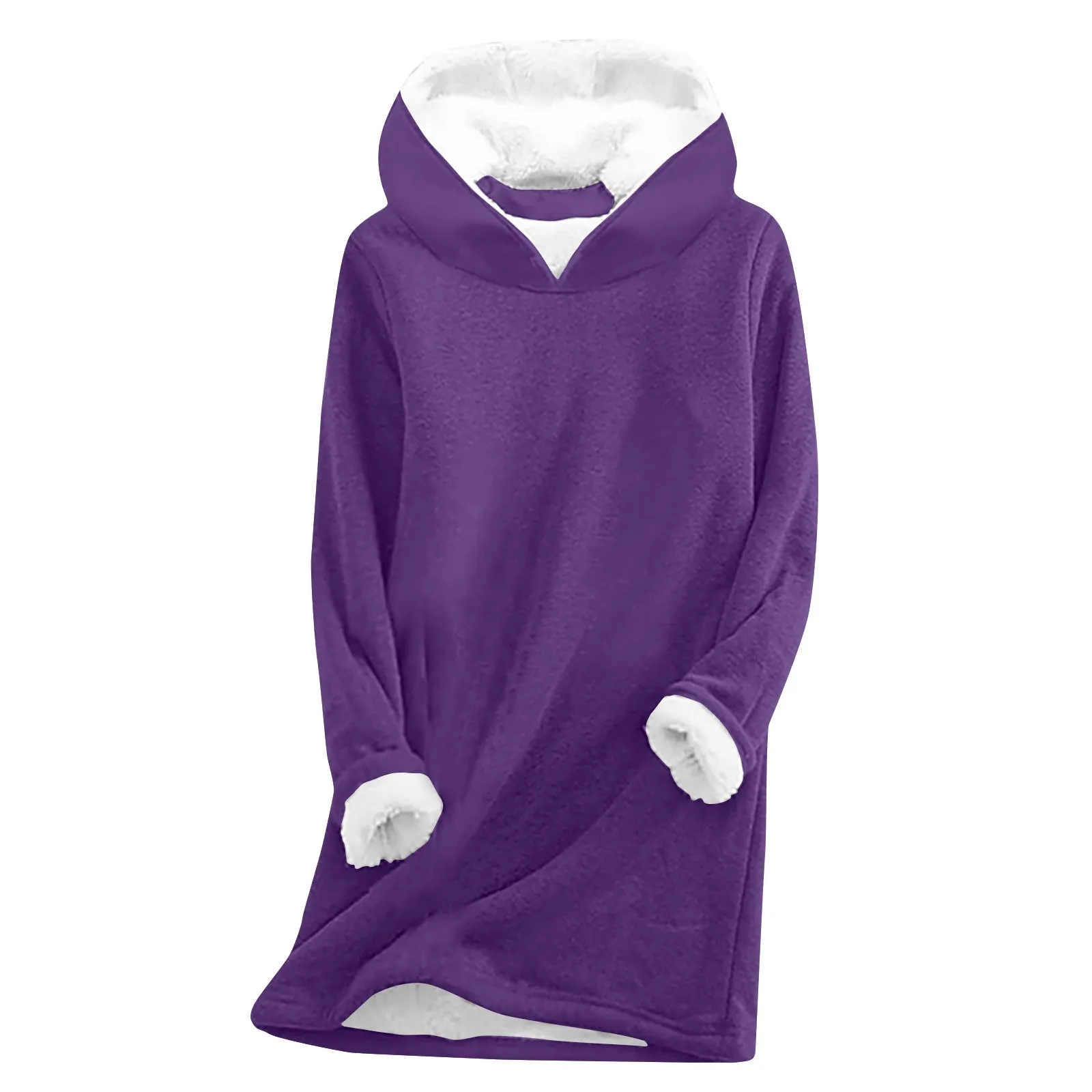 Long Sleeve Casual Thickening Fleece Sweatshirt