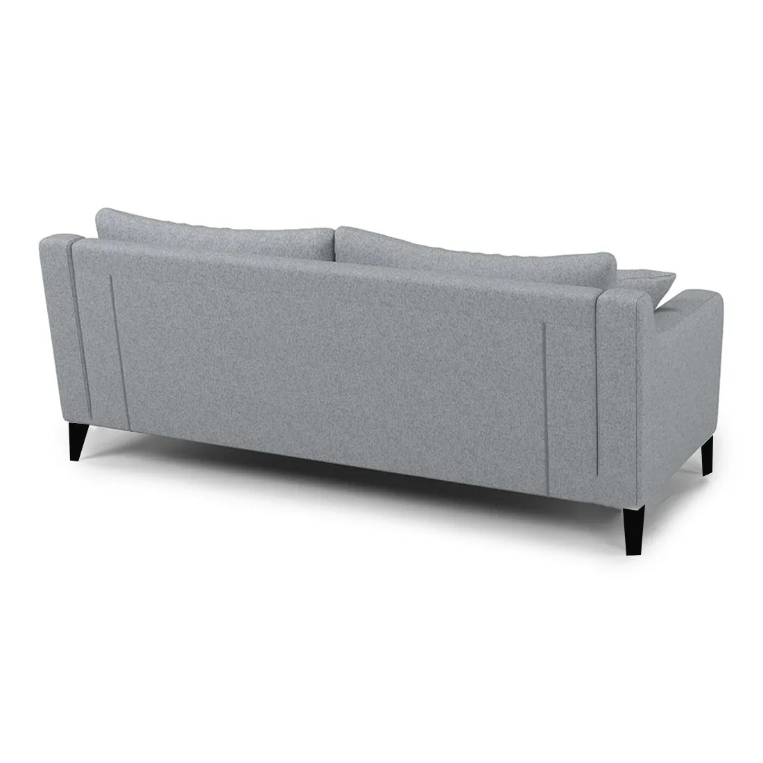 Mario 2 Seater Fabric Sofa For Living Room - Light Grey