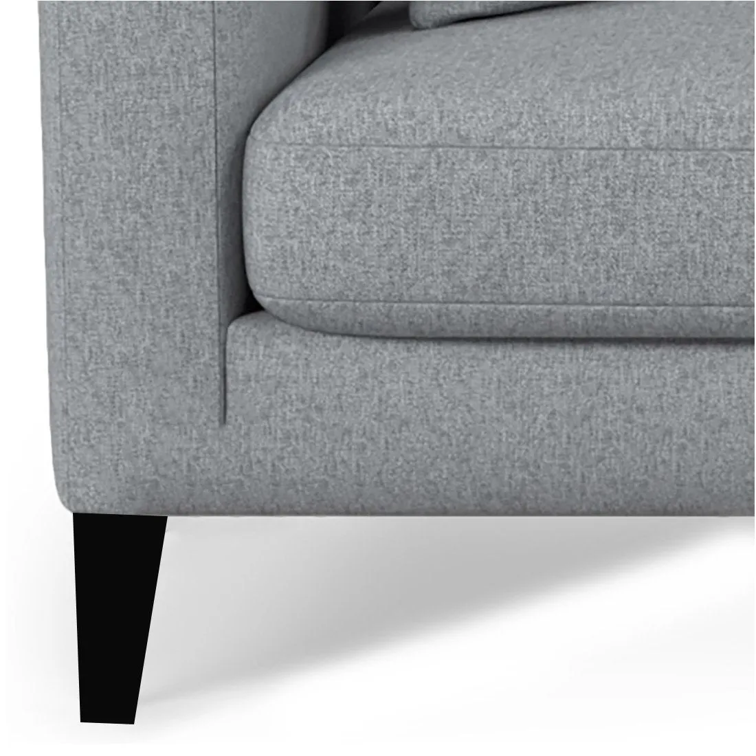Mario 2 Seater Fabric Sofa For Living Room - Light Grey