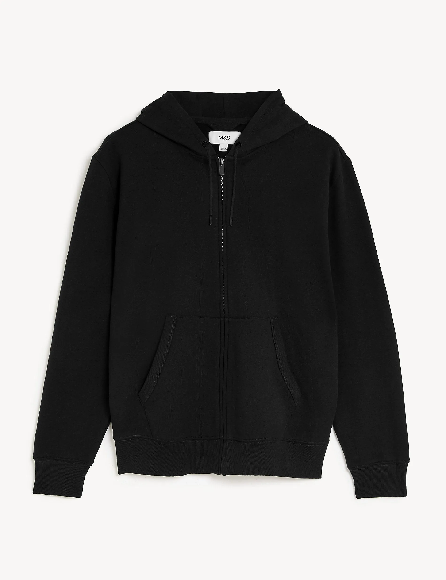 Marks & Spencer pure cotton sweatshirt, black