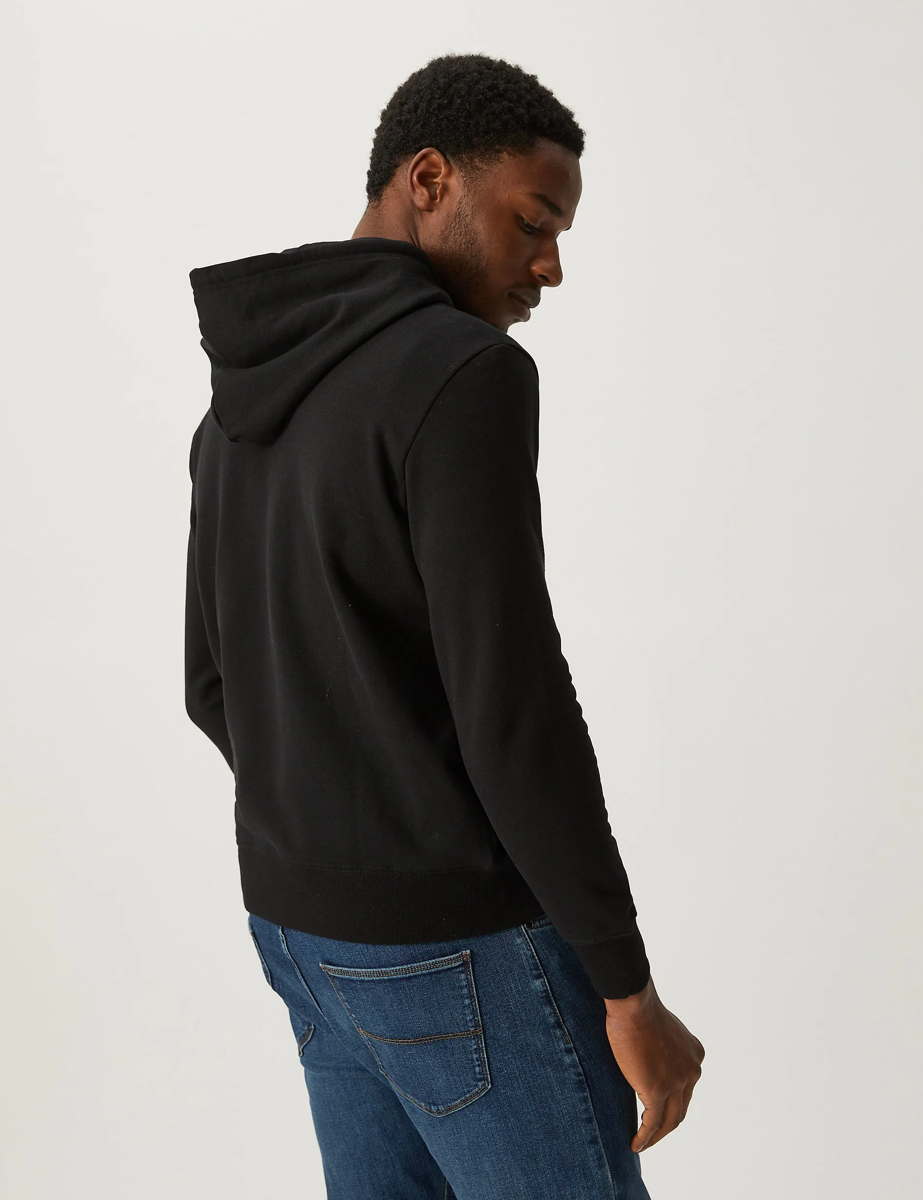 Marks & Spencer pure cotton sweatshirt, black
