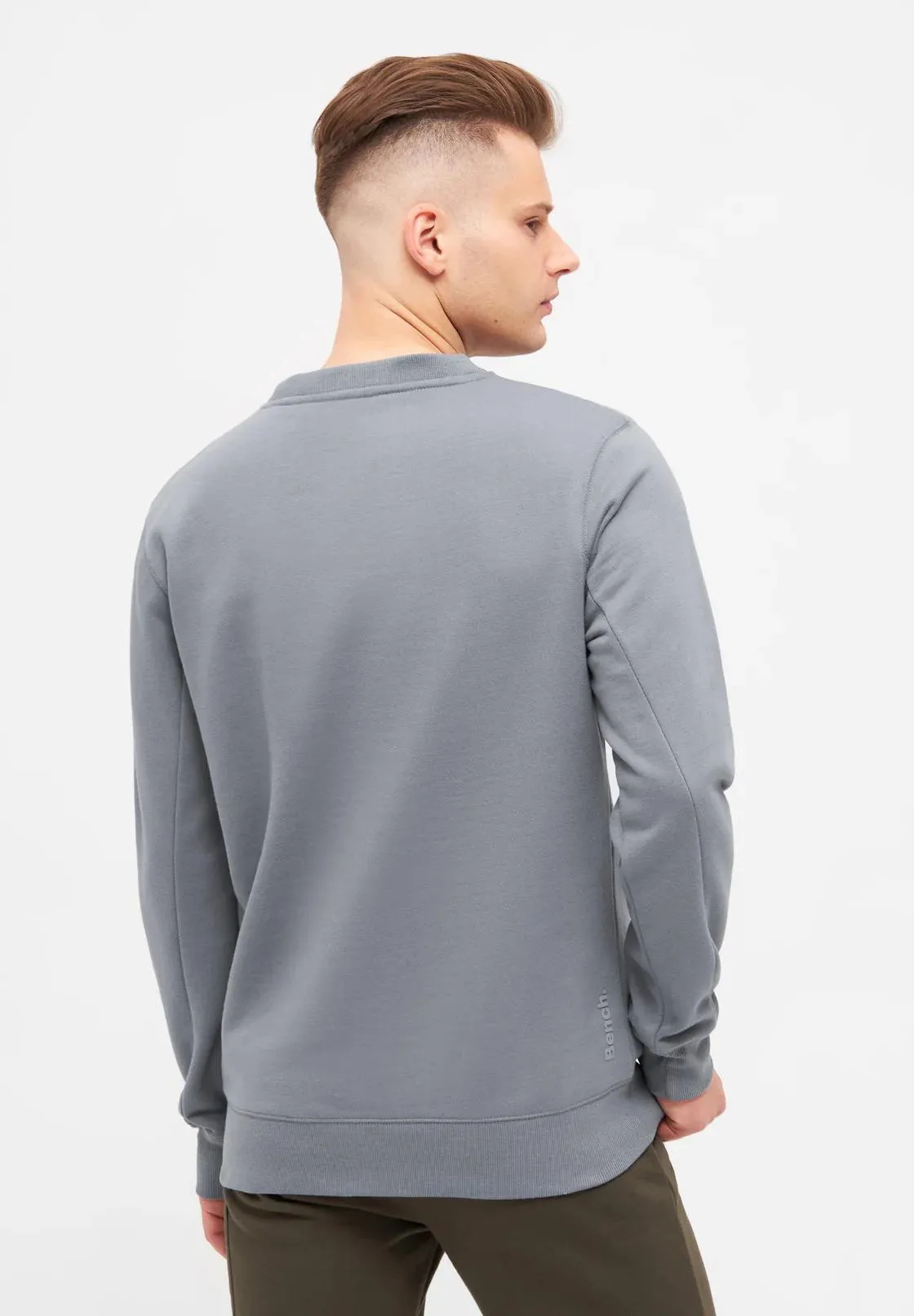 Men Crew Neck  Long Sleeve Sweatshirt - S