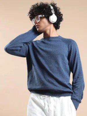 Men's Navy-Black Sweater
