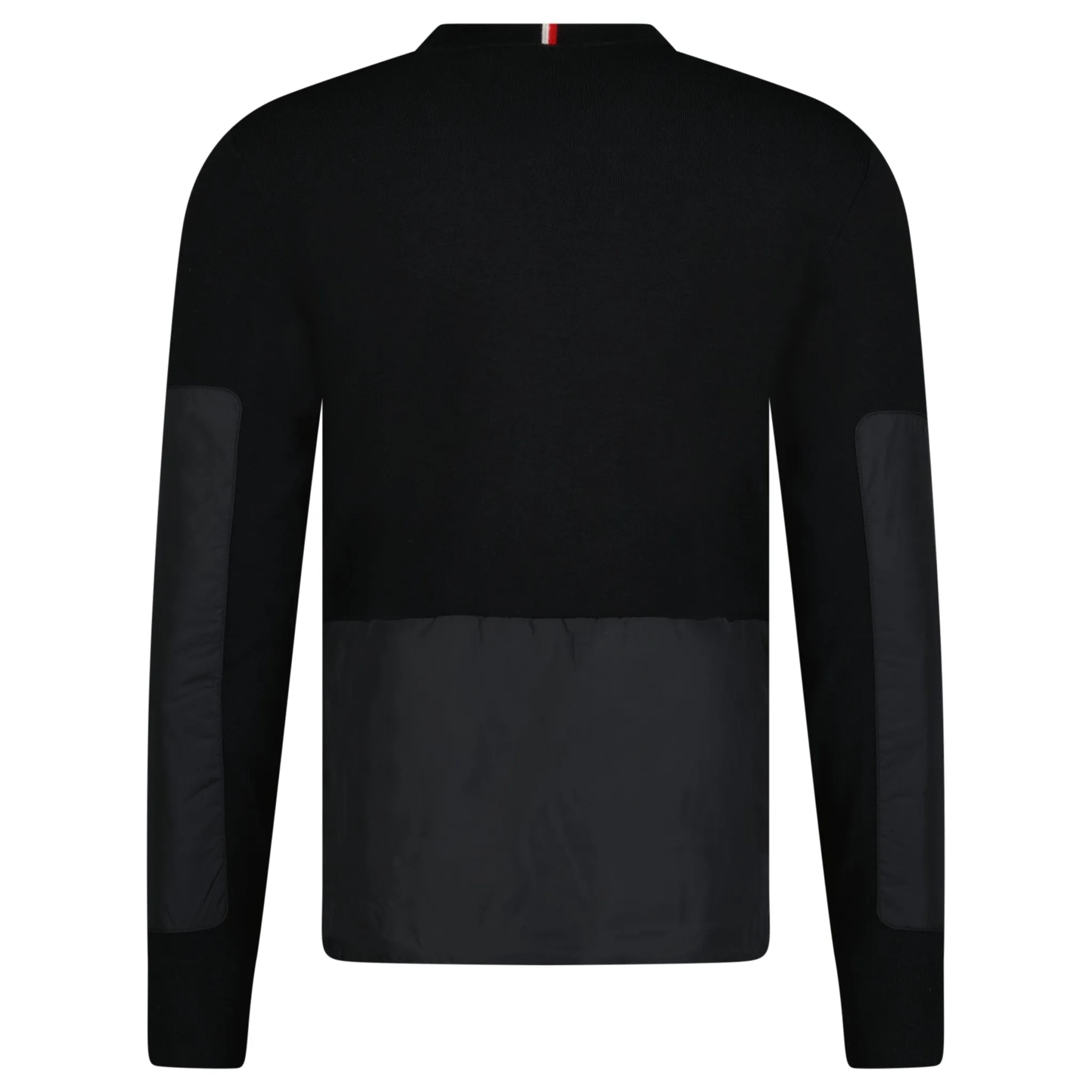 MONCLER CREW NECK KNIT SWEATSHIRT BLACK
