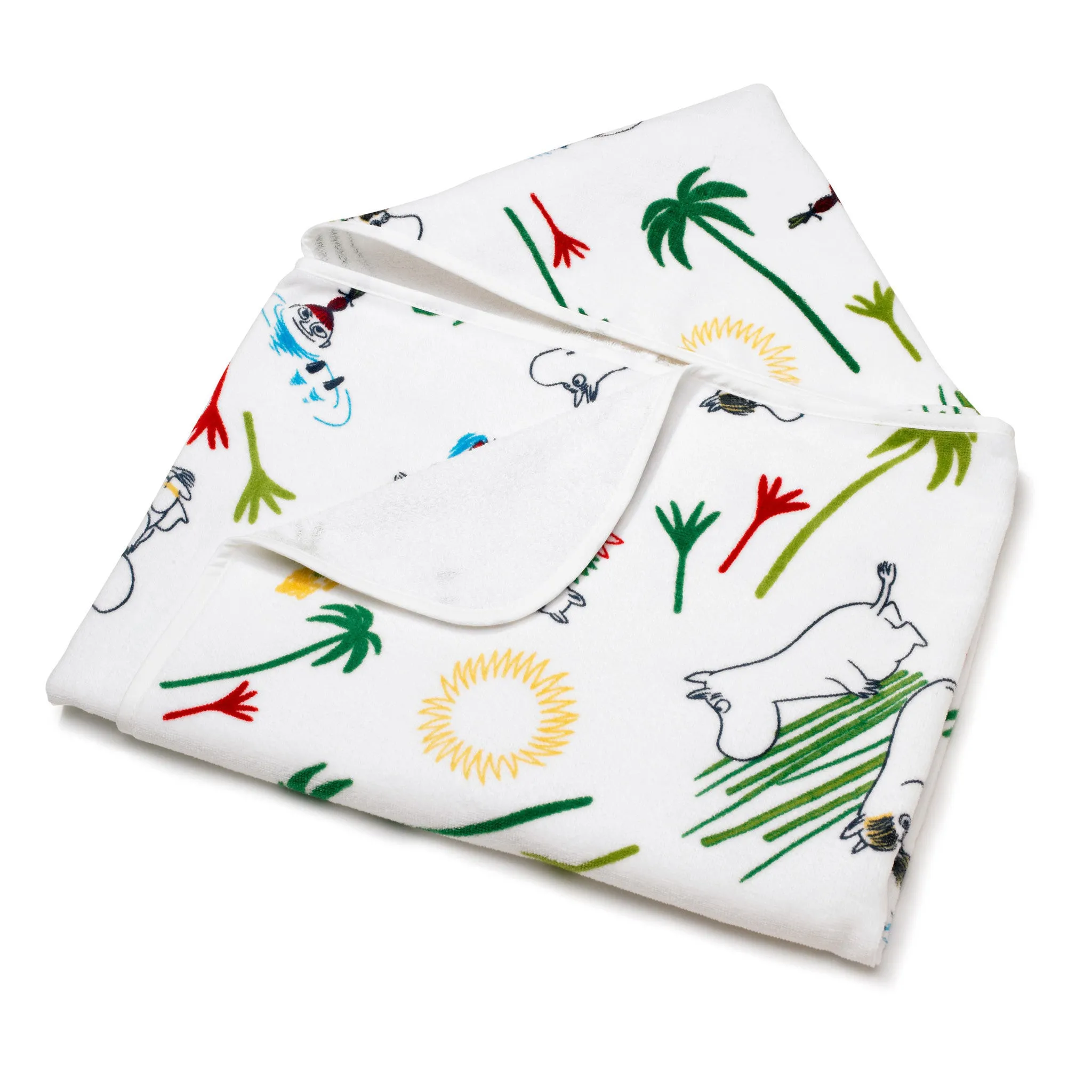 Moomin head towel by Finlayson
