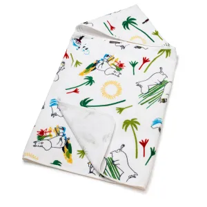Moomin head towel by Finlayson