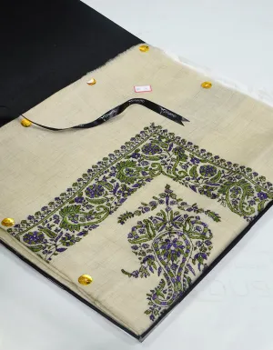 Mussar Rumaal Large Naqsha White RL00015