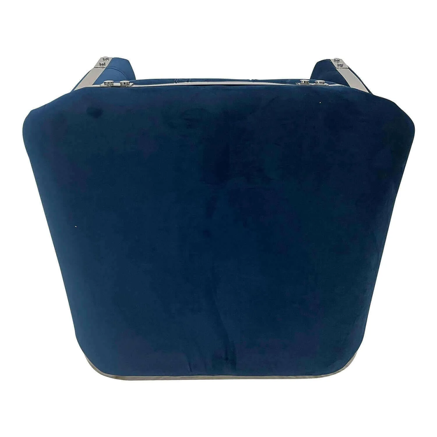 Navy and Silver Sofa Chair