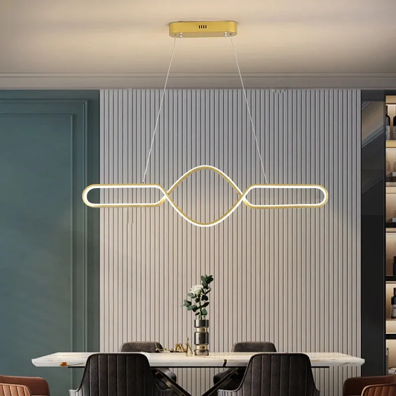 NEO Ninee Infinity Gold / Black Modern LED Pendant Light