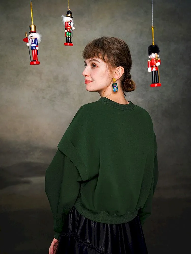 Nutcracker Embroidered Sweatshirt【s0000005377】