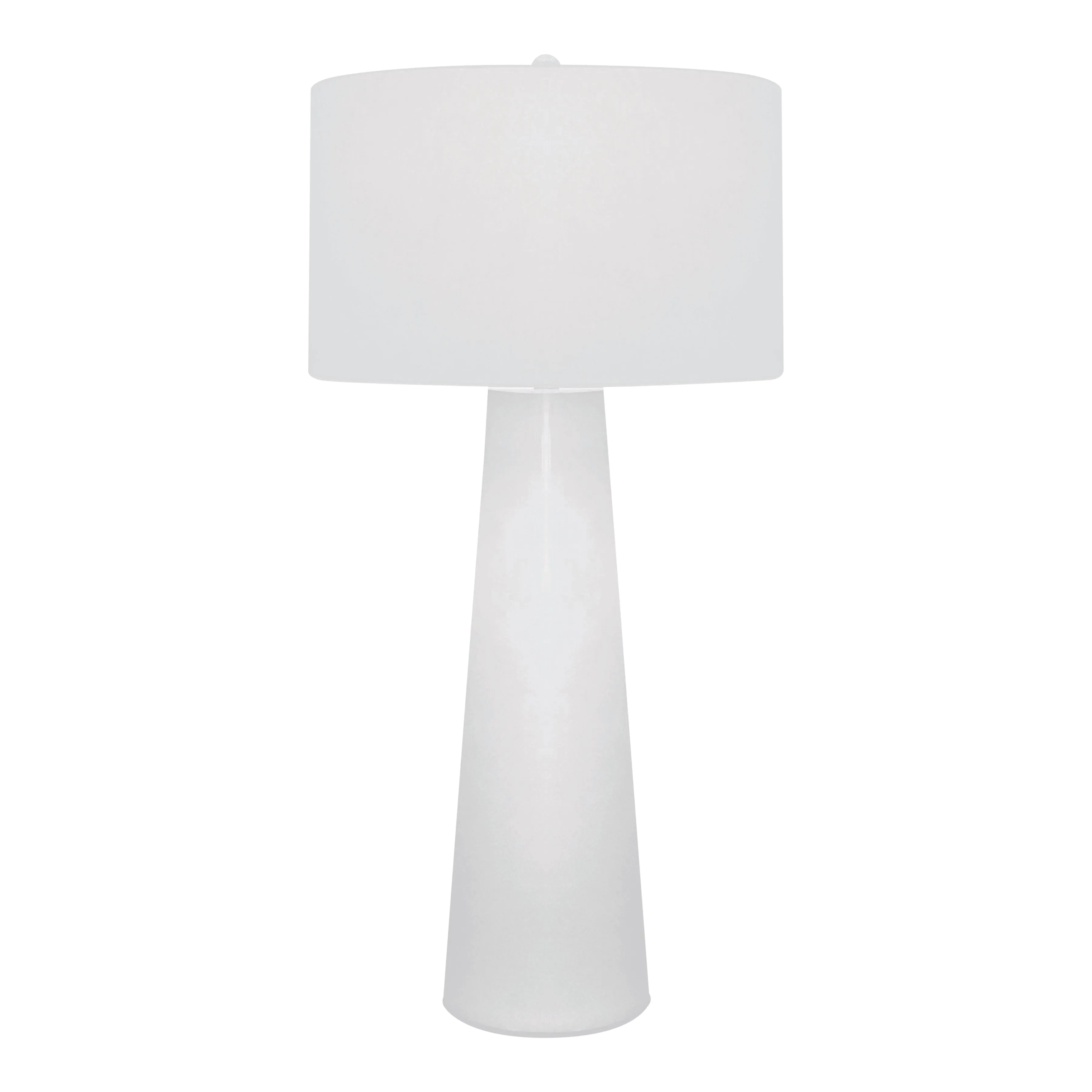 Obelisk 36" Table Lamp in White