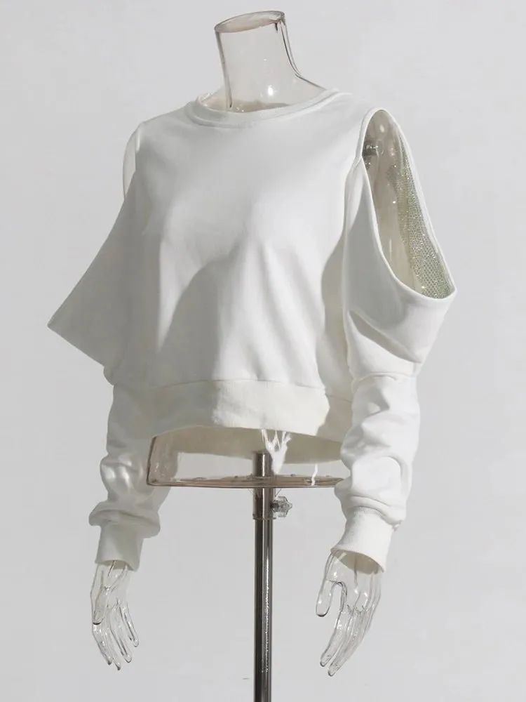 Pre Order:  Rhinestones Long Sleeve Top