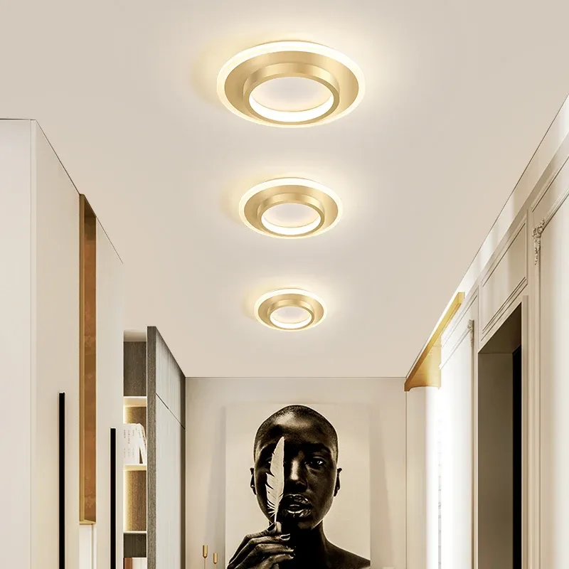 QIYI Karnar Modern LED Ceiling Lights Round Square Design