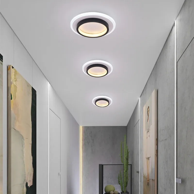QIYI Karnar Modern LED Ceiling Lights Round Square Design
