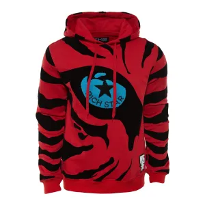 Rich Star Eye Of The Tiger Hoody Mens Style : R5230186-Red