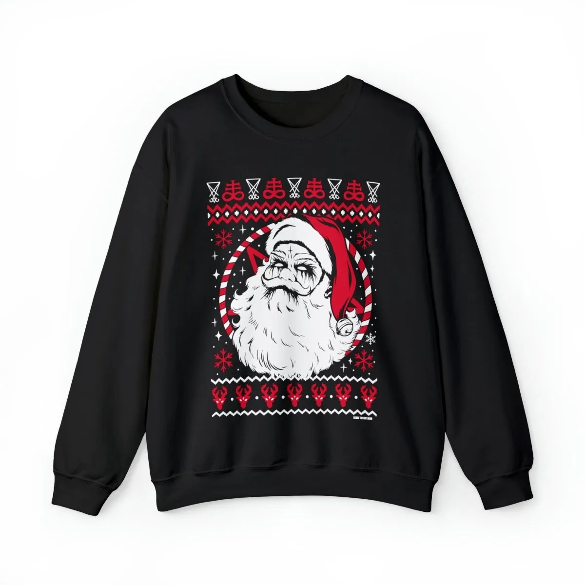 Ringing Bells and Raising Hell Christmas Crewneck Sweatshirt