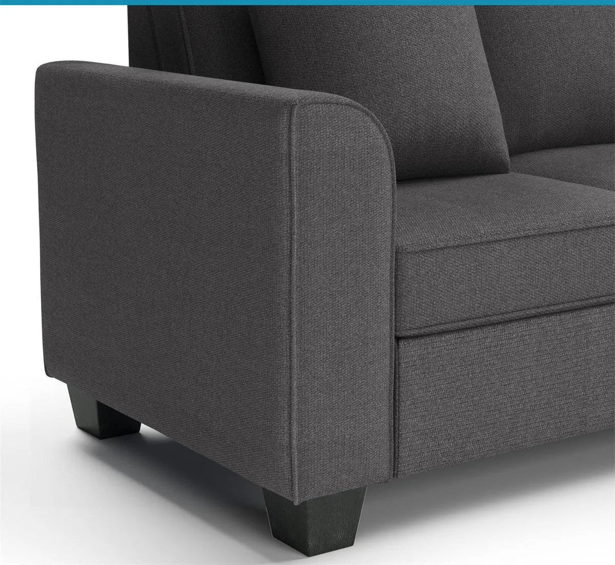 Romilda U Shape 7 Seater Fabric Sofa for Living Room