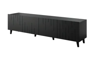 Rtv Cabinet Bari 200X42x52 Matte Black