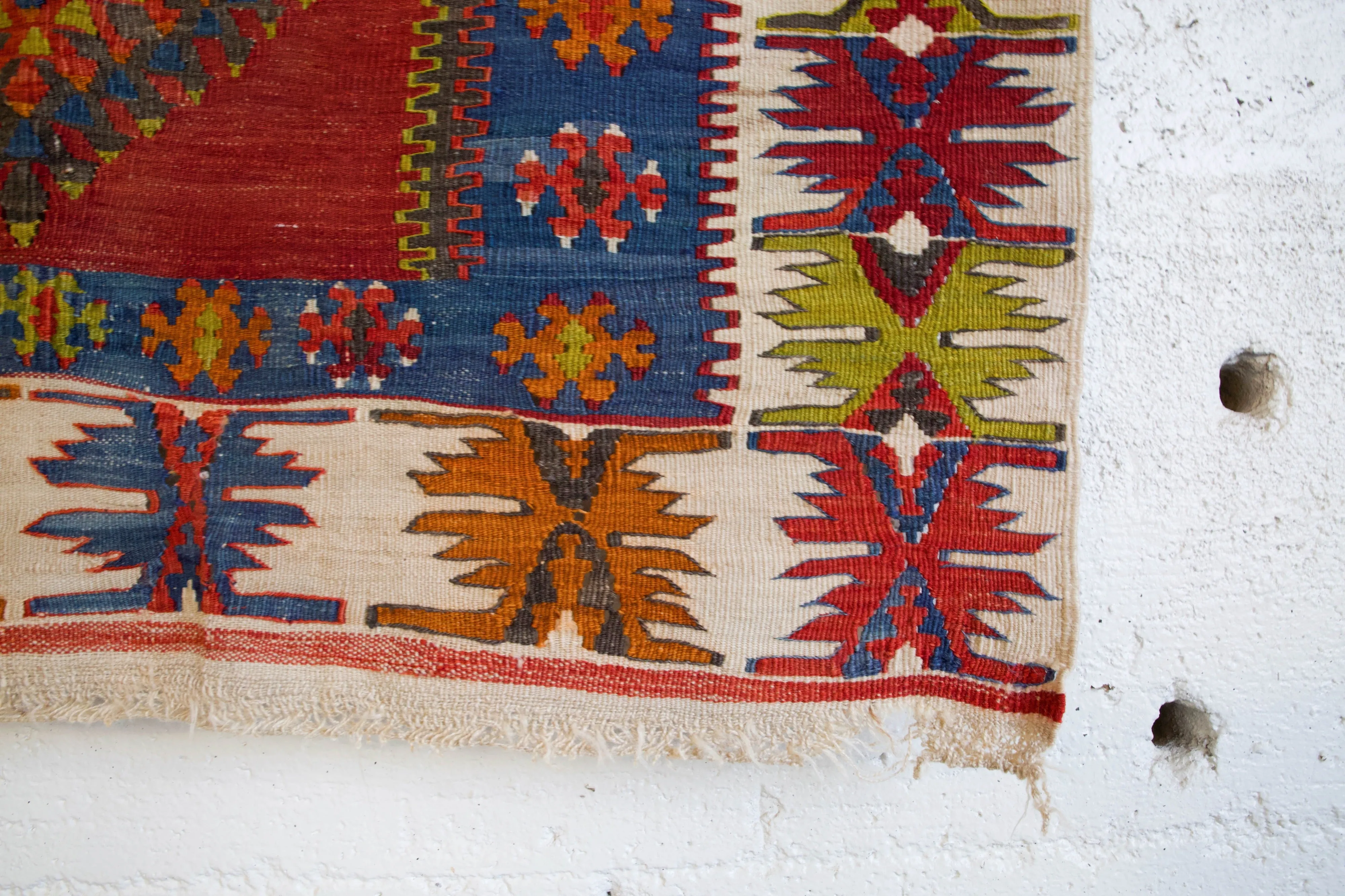 Semi-Antique Kayseri Develi Kilim Rug