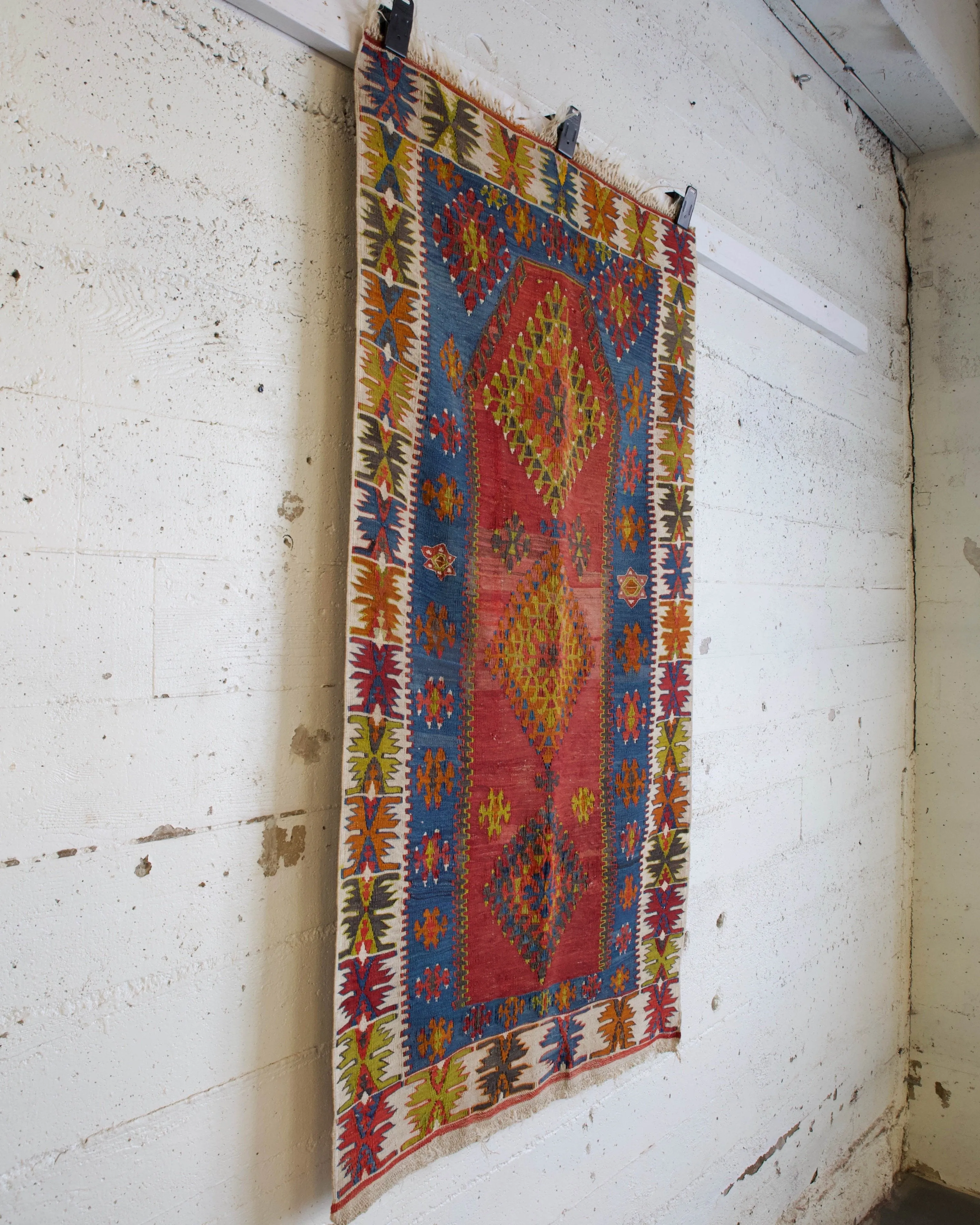 Semi-Antique Kayseri Develi Kilim Rug