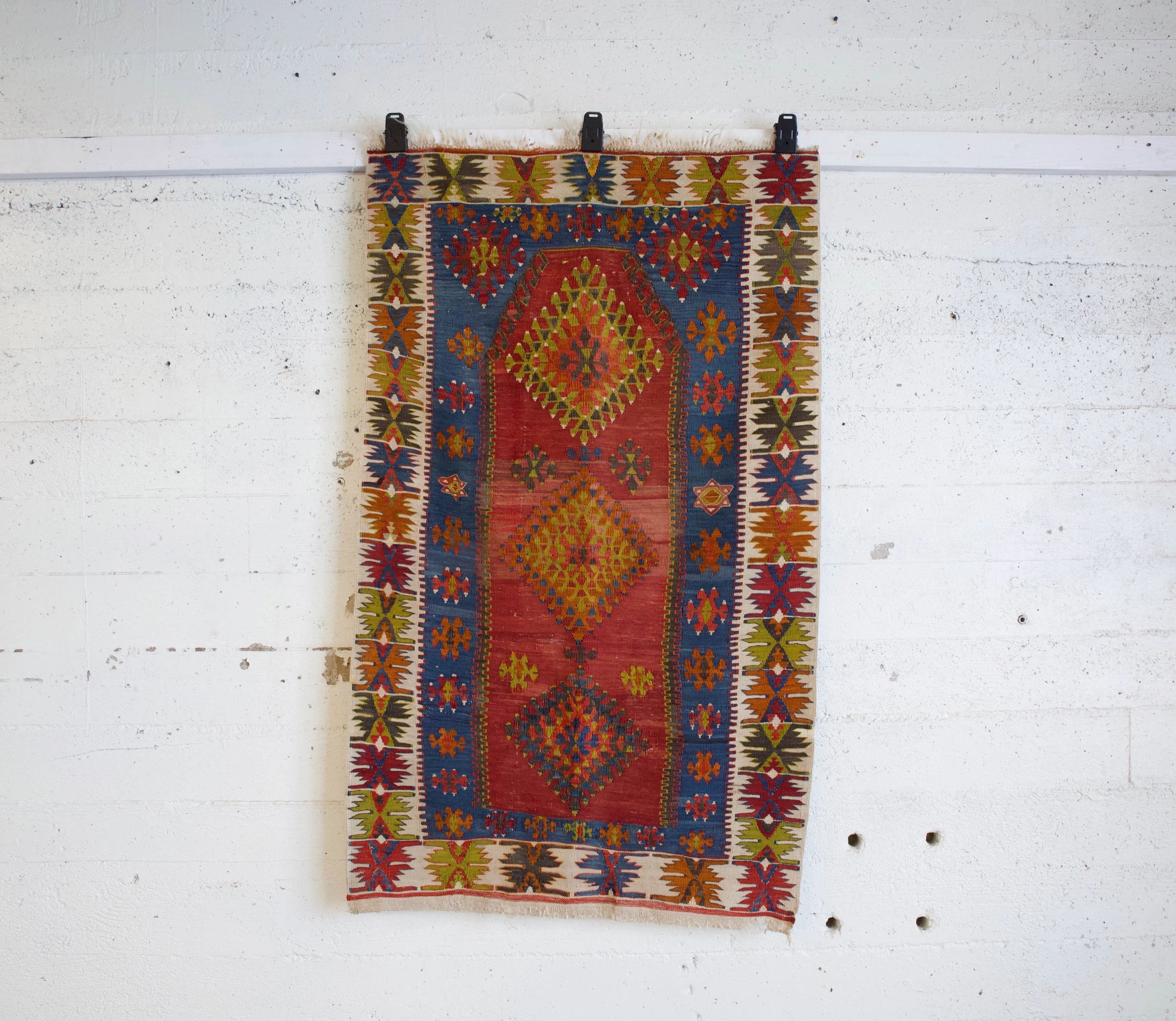Semi-Antique Kayseri Develi Kilim Rug