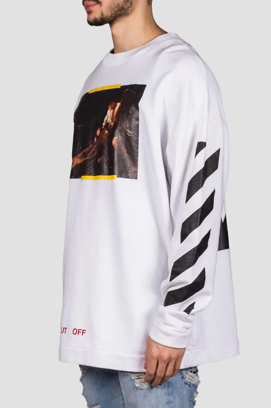 S.Francesco Crewneck White All Over