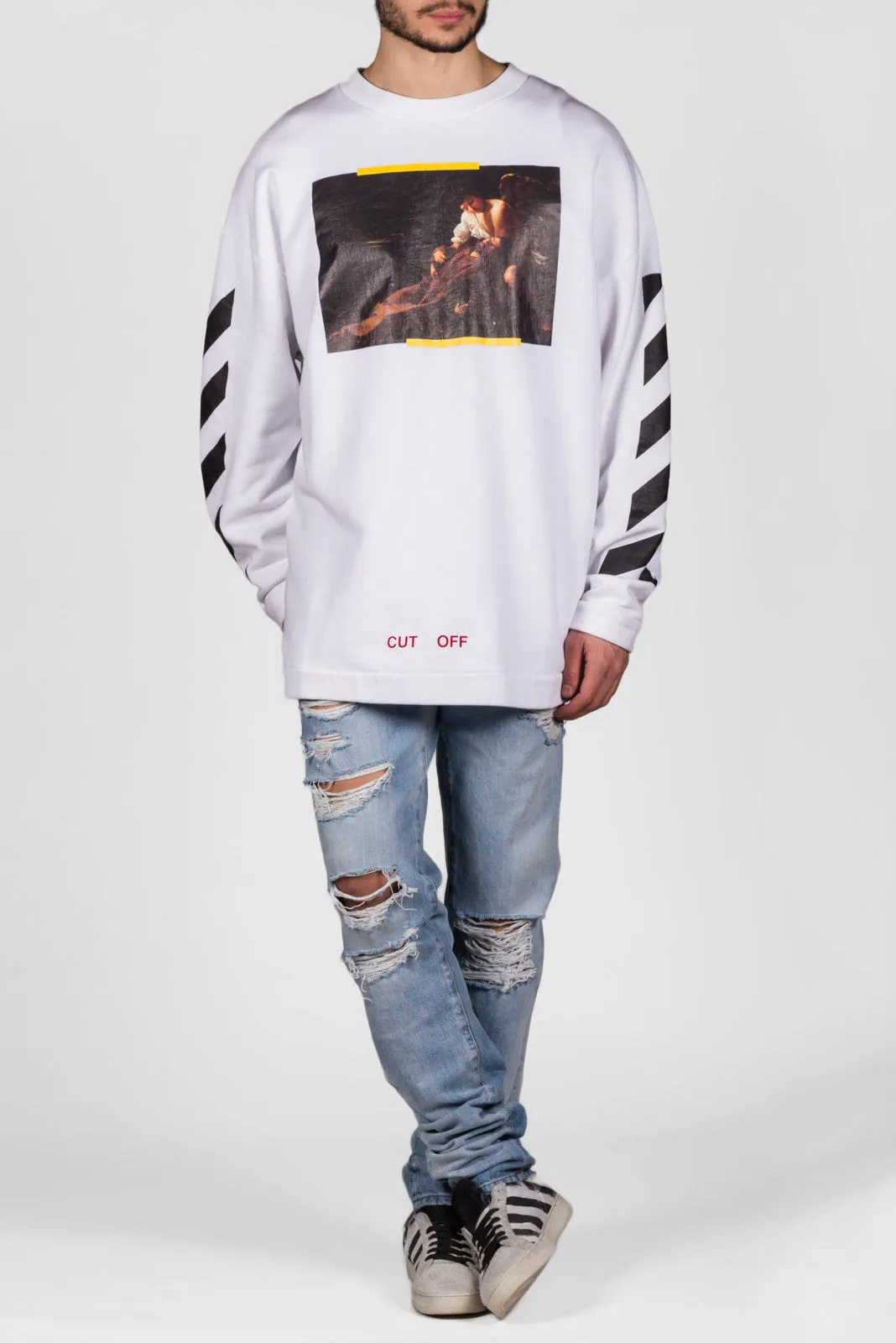 S.Francesco Crewneck White All Over