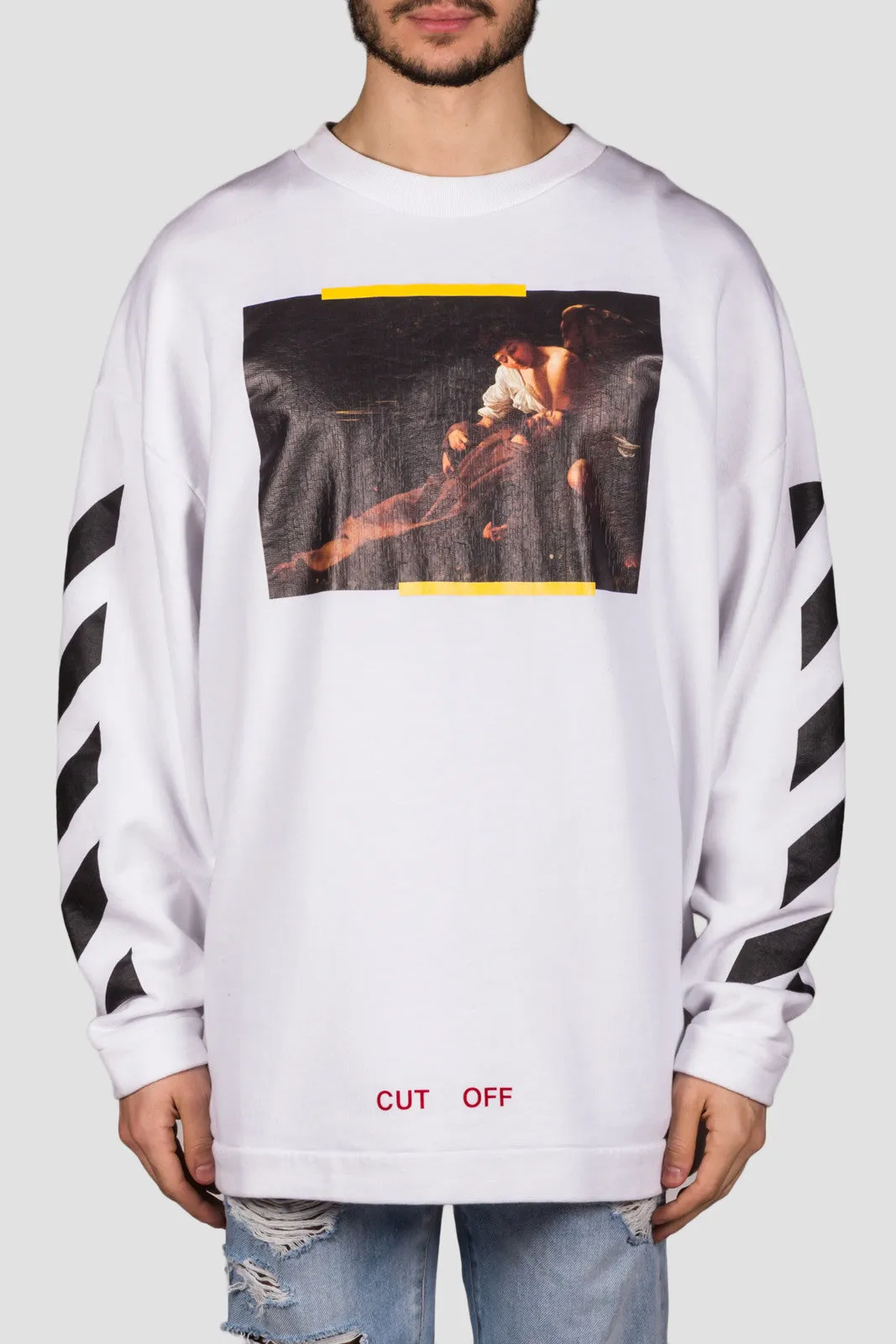 S.Francesco Crewneck White All Over