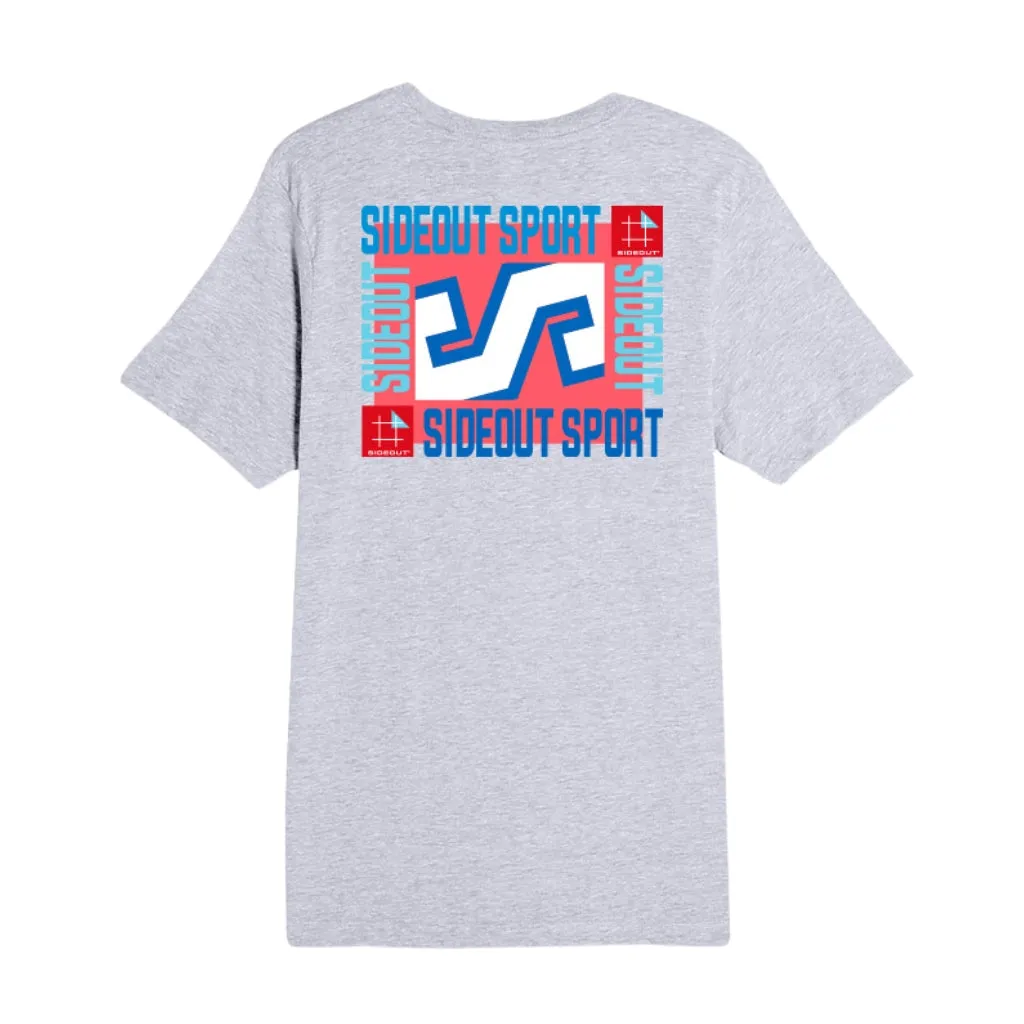 Sideout Block Gray Unisex T-Shirt