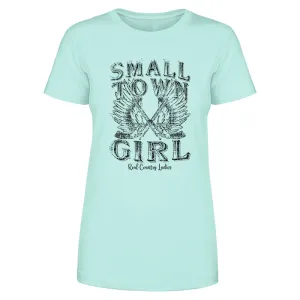 Small Town Girl Black Print Front Apparel