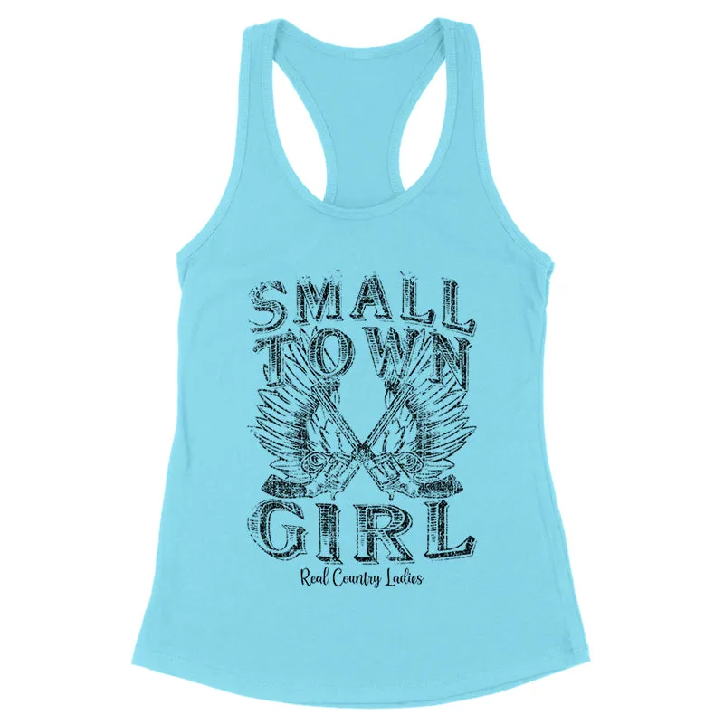 Small Town Girl Black Print Front Apparel