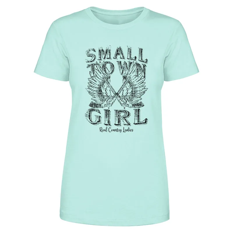 Small Town Girl Black Print Front Apparel