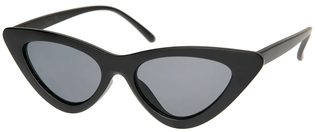 Sourpuss Cat Eye Sunglasses Matte Black