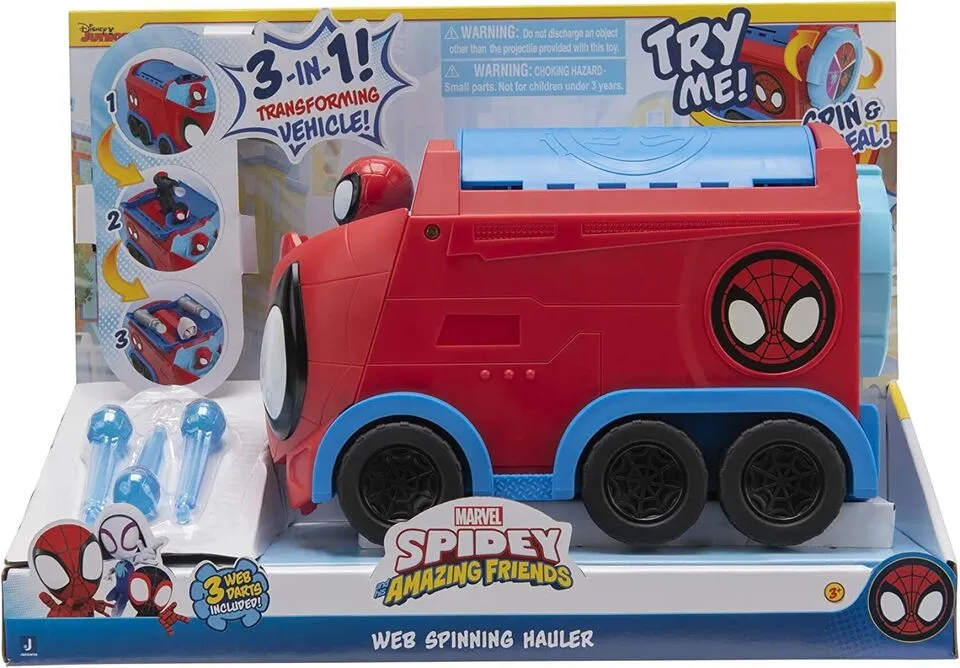 Spidey Deluxe Web Spinning Hauler (Styles Vary)