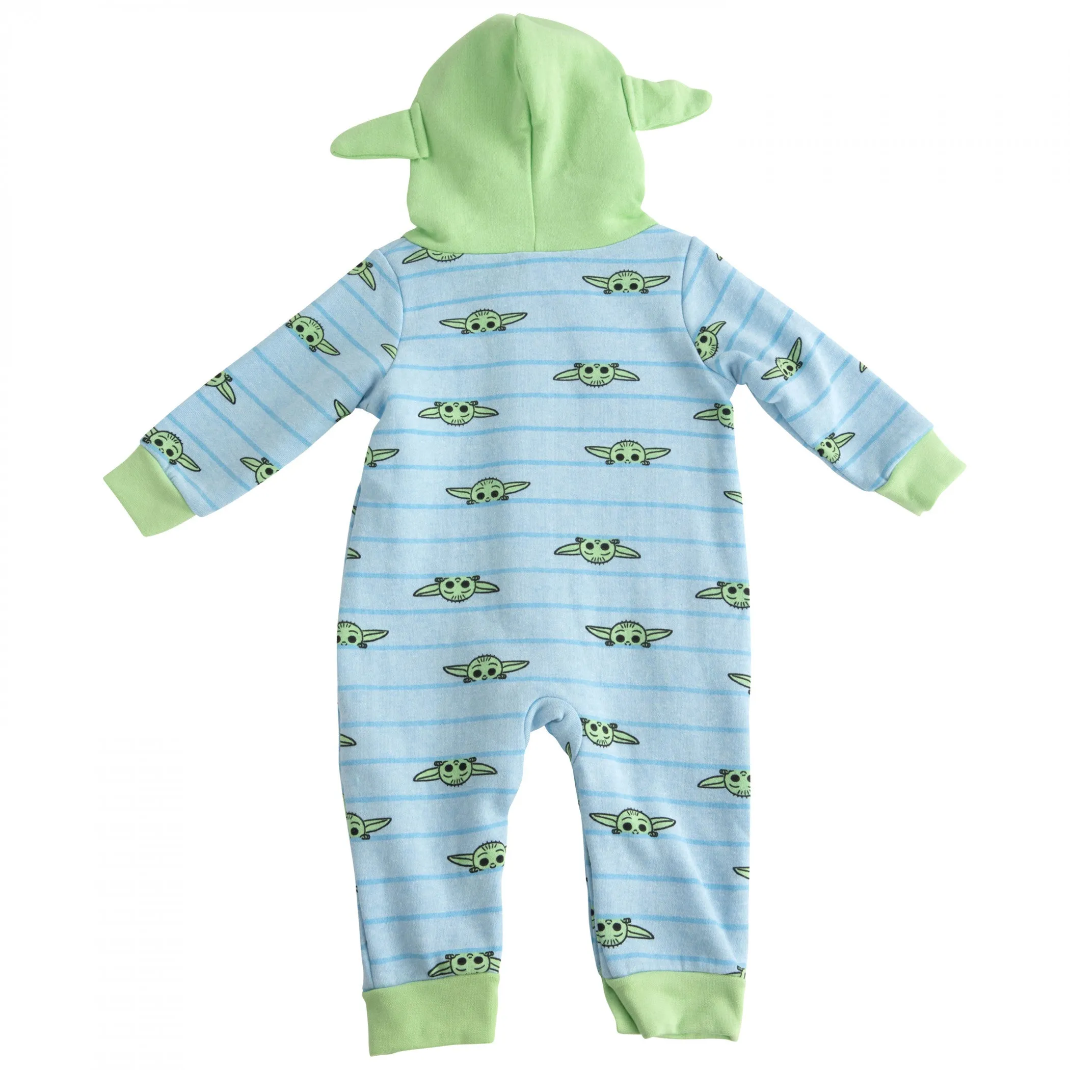 Star Wars Grogu Infant Hooded Fleece Coveralls with Ears