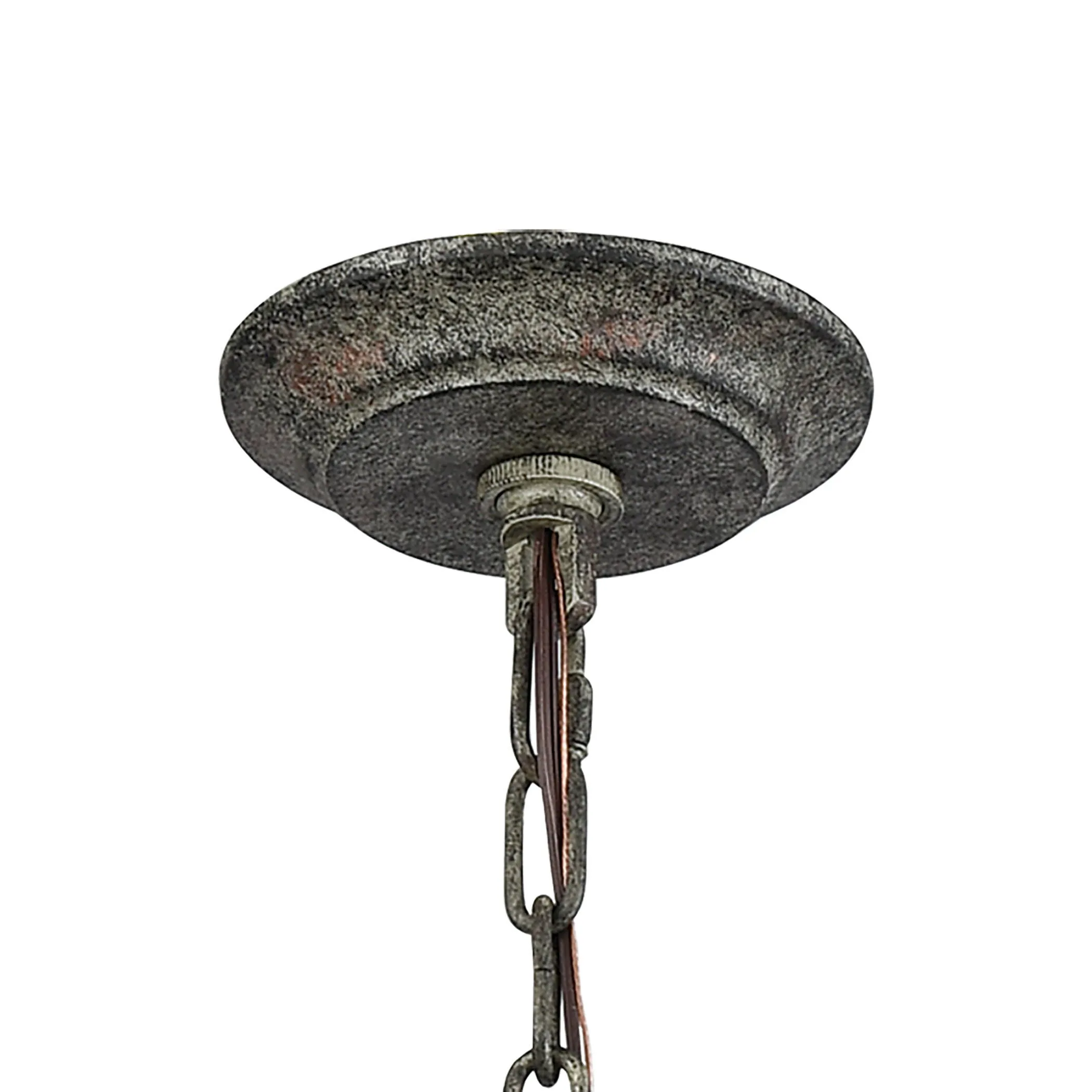 Summerton 24" 5 Light Chandelier in Washed Gray