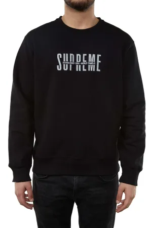 Supreme World Famous Crewneck Mens Style : Fw18sw44-BLACK