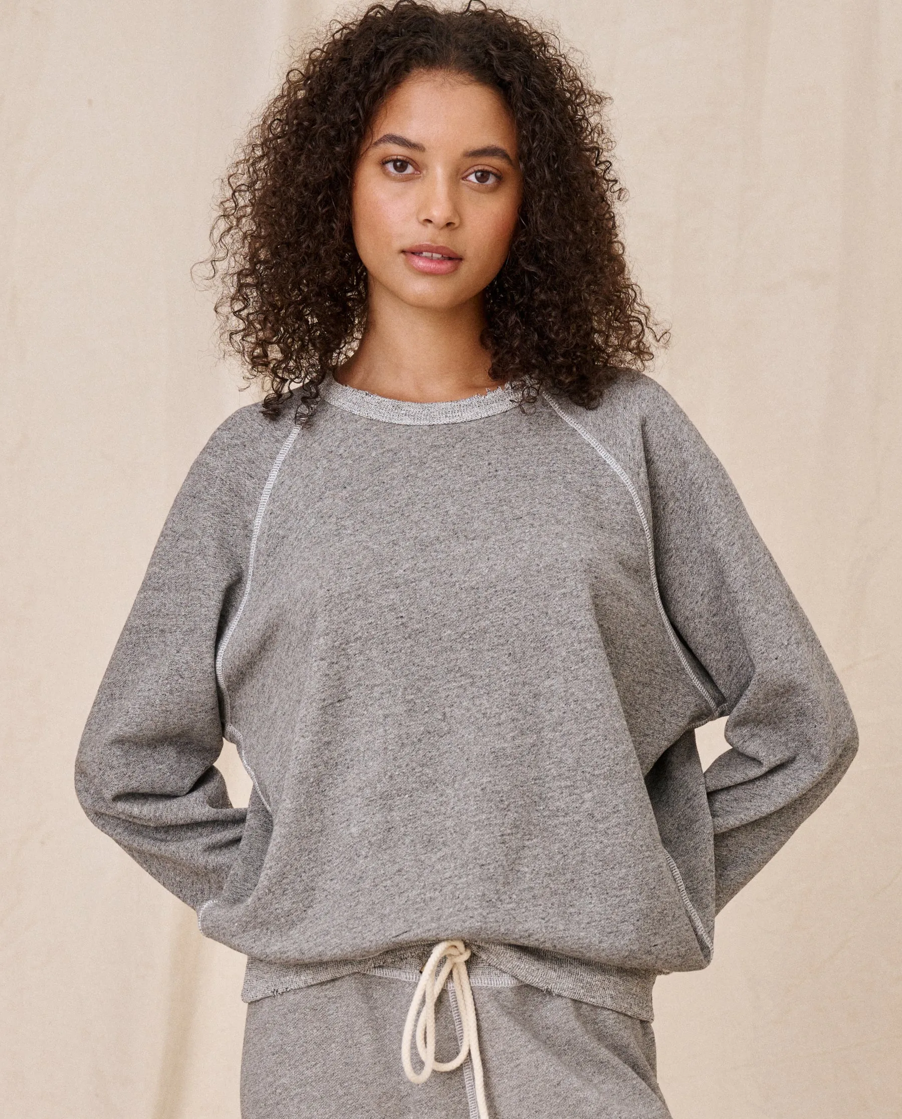 The Great - The College Sweatshirt in Varsity Grey