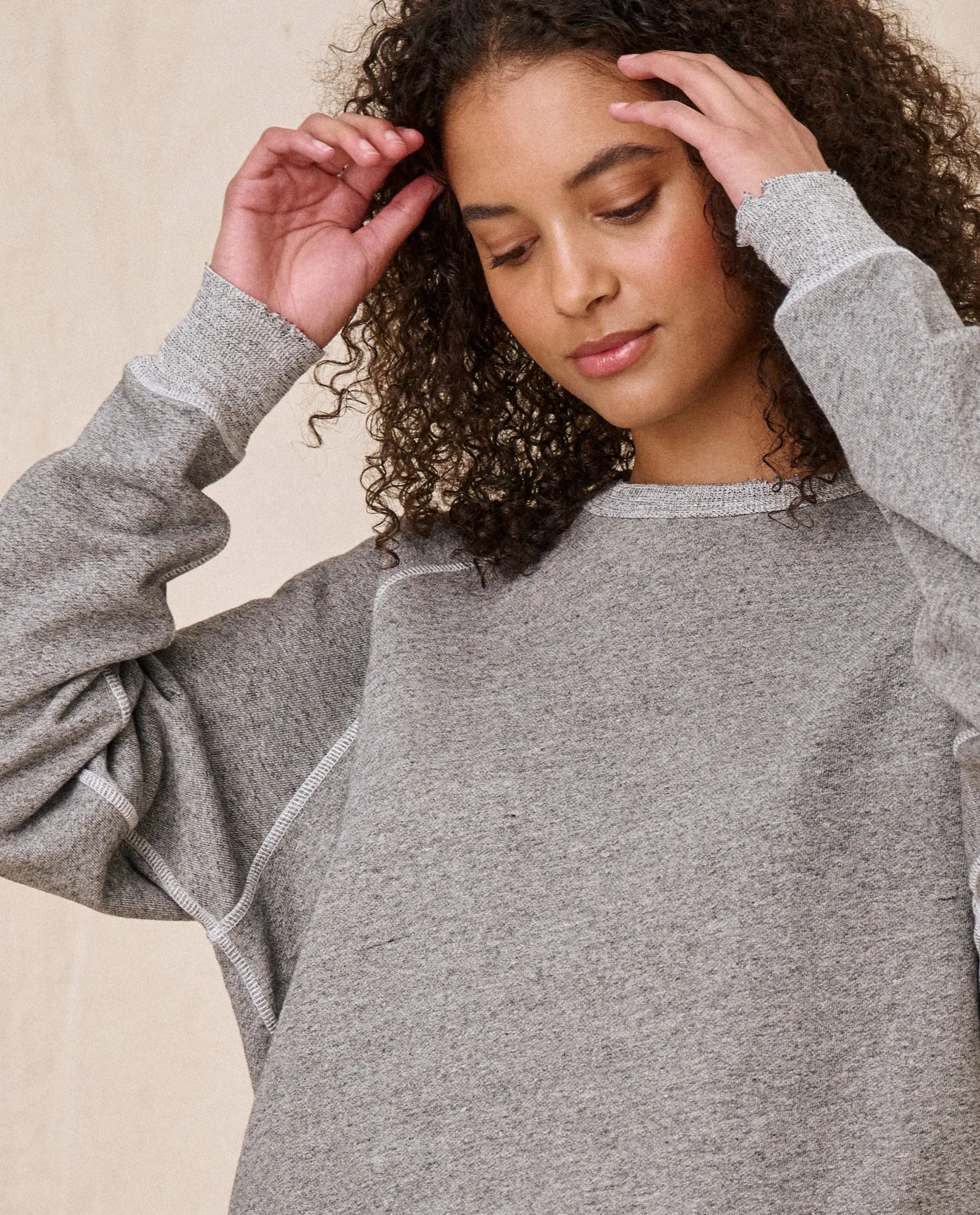 The Great - The College Sweatshirt in Varsity Grey