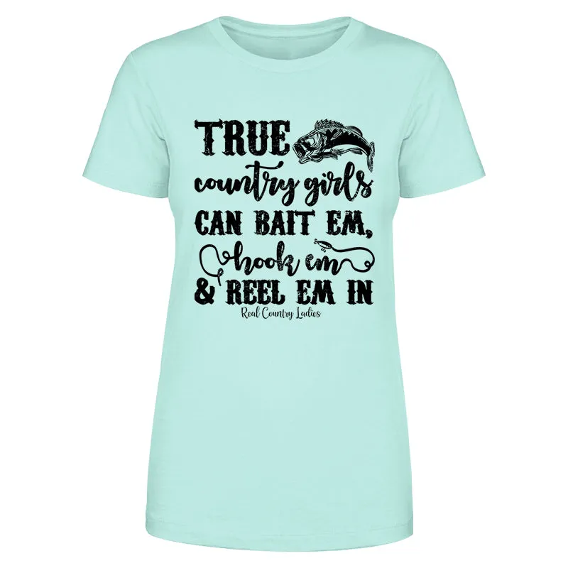 True Country Girls Black Print Front Apparel
