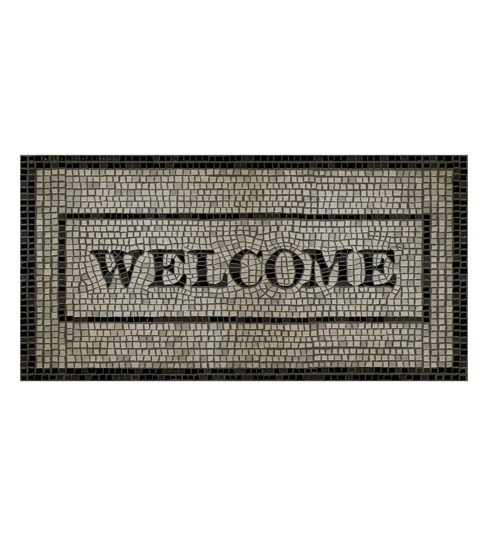 Welcome - Mosaic Vinyl Rug